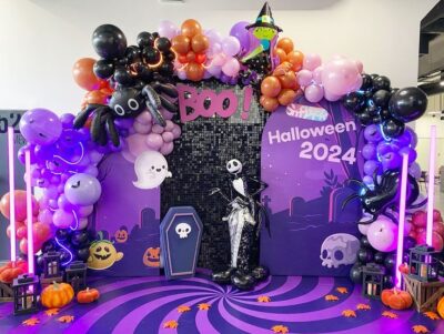 Trang trí Halloween từ bong bóng dễ và đẹp